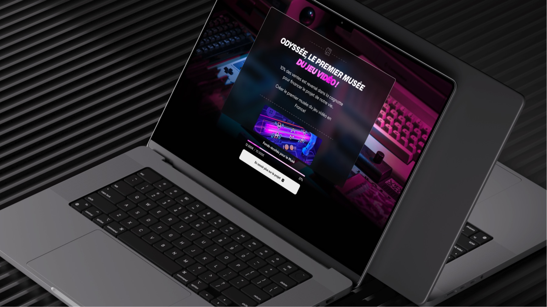 Starfoboiserie store on laptop